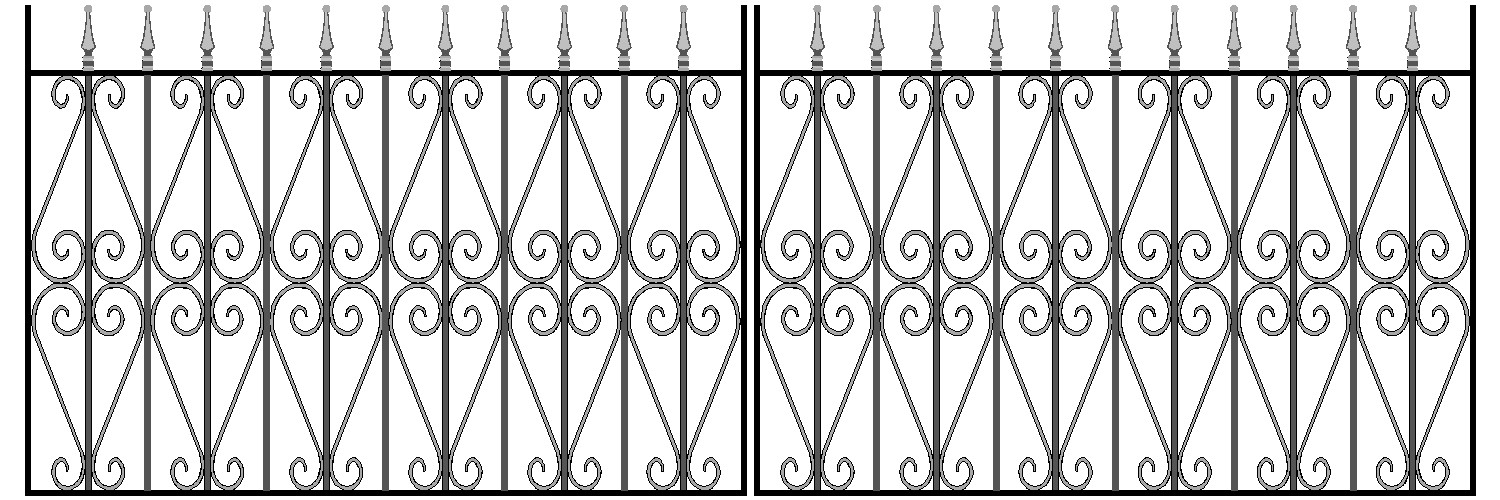 wrought iron Driveway Entrance gates - Ironworks Crawley