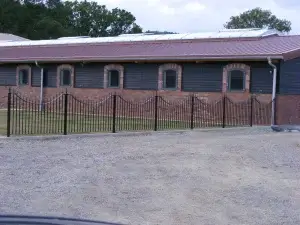 Wrought iron fencing