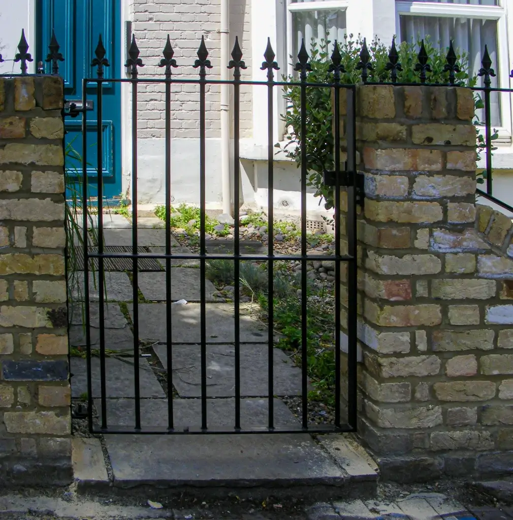 Wrought iron gate
